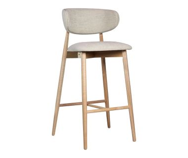 Стул деревянный дизайнерский барный Panda New (Панда Нью) натуральный ясень / Superior 02