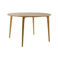 Дизайнерський стильний стіл Dan d-120 натуральний дуб, преміум, ручна робота