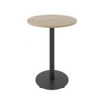 Дизайнерский стильный стол Soul light d-60 черный металл/дуб ДСП (текстура), премиум, ручная работа