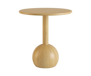 Столик кофейный дизайнерский Bolla (Бола) натуральный дуб