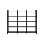 Дизайнерська стильна полиця Dao 3-5 чорний дуб, преміум, ручна робота