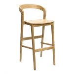 Дизайнерський стильний стілець барний Floki new натуральний дуб / твердий, преміум, ручна робота