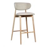 Стілець дерев'яний дизайнерський барний Panda New (Панда Нью) натуральний ясен / Superior 02