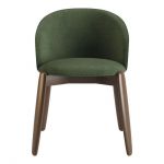 Стілець дерев'яний дизайнерський Rino (Ріно) темний горіх / Node 12