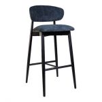 Дизайнерський стильний стілець барний Panda чорний, преміум, ручна робота