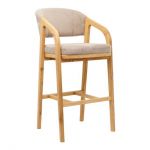 Дизайнерское стильное кресло барное Otis натуральный дуб, премиум, ручная работа