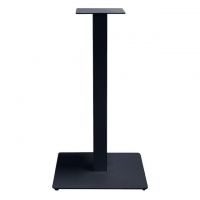 Опора для стола Quadro Soft h-725 400х400/8 мм черная