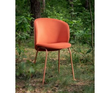 Стул дизайнерский Lilo (Лило) Exclusive Terracotta Velvet