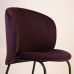 Стул дизайнерский Lilo (Лило) винный вельвет