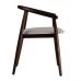 Стул деревянный дизайнерский Mamont (Мамонт) черный орех / Superior 02 в интернет магазине мебели "Меблі Даром"