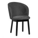 Стілець дерев'яний дизайнерський Stitch Comfort (Стіч Комфорт) чорний / Superior 19