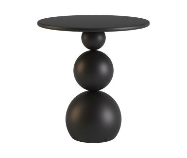 Столик кофейный дизайнерский Bolla (Бола) эксклюзив 2 черный RAL 9005 МДФ