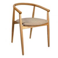 Дизайнерский стильный стул Mamont натуральный ясень / Baloo 2075, премиум, ручная работа