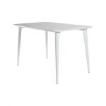 Дизайнерский стильный стол Dan 120 х 80 белый, премиум, ручная работа