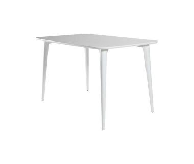 Дизайнерський стильний стіл Dan 120 х 80 білий, преміум, ручна робота