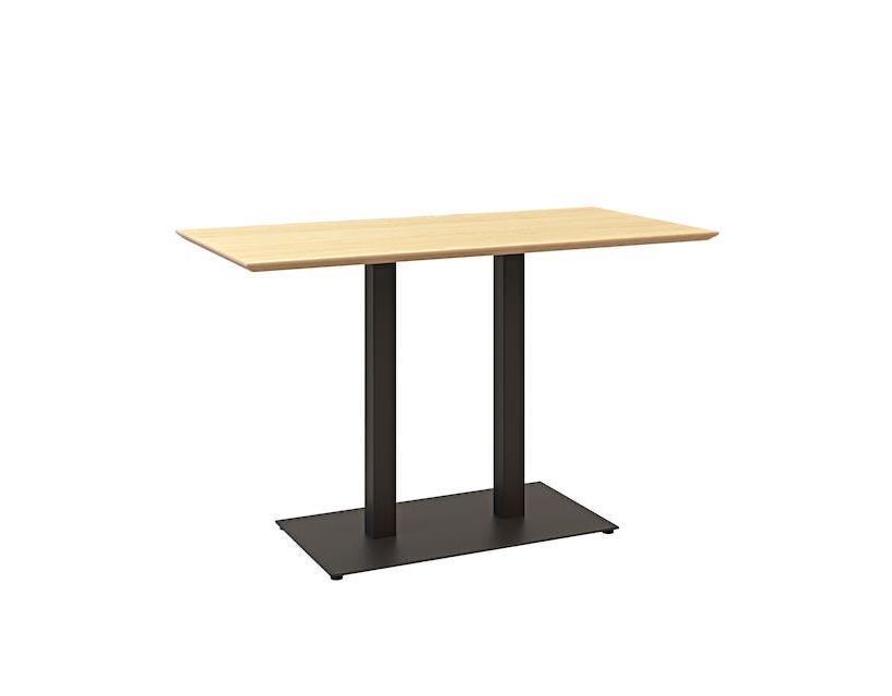 Дизайнерський стильний стіл Tetra Double 120 х 70 чорний, преміум, ручна робота