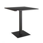 Стіл Tetra (Тетра) light 80 х 80 білий метал / білий ДСП (текстура)