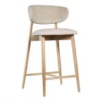 Стул деревянный дизайнерский полубарный Panda New (Панда Нью) натуральный ясень / Superior 02