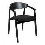 Дизайнерский стильный стул Mamont semi-soft черный / Magenta 15, премиум, ручная работа