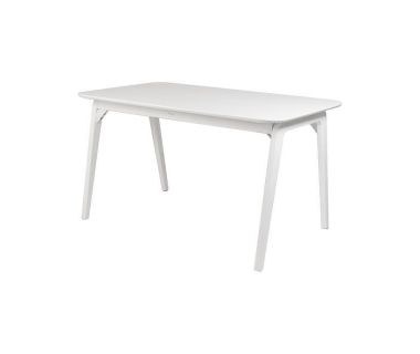 Дизайнерський стильний стіл Floki 140 х 80 білий, преміум, ручна робота