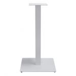 Опора для столу Quadro Soft h-725 450х450 / 8 мм біла