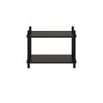 Дизайнерська стильна полиця Dao 1-2 чорний дуб, преміум, ручна робота