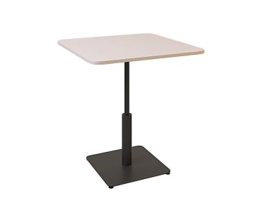 Дизайнерский стильный стол Ibiza Soft light 70x70 черный металл/кашемир ДСП, премиум, ручная работа