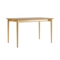 Стол раскладной дизайнерский Silva (Сильва) из дерева 130+40 x 80 натуральный дуб