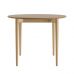 Стол раскладной дизайнерский Silva (Сильва) из дерева d-100+40 натуральный ясень