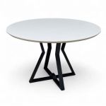 Стол круглый дизайнерский Sigma (Сигма) из дерева d-80.