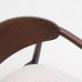 Дизайнерський стильний стілець Mamont semi-soft темний горіх (PC359) / Superior 02, преміум, ручна робота