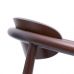 Дизайнерський стильний стілець Mamont semi-soft темний горіх (PC359) / Superior 02, преміум, ручна робота