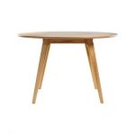 Дизайнерський стильний стіл Floki d-120 натуральний дуб, преміум, ручна робота