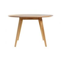 Дизайнерский стильный стол Floki d-120 натуральный дуб, премиум, ручная работа