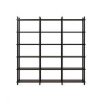 Дизайнерська стильна полиця Dao 3-6 чорний дуб, преміум, ручна робота