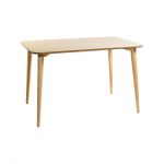 Дизайнерский стильный стол Dan 120 х 80 натуральный дуб, премиум, ручная работа