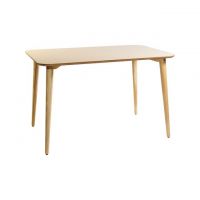 Дизайнерский стильный стол Dan 120 х 80 натуральный дуб, премиум, ручная работа