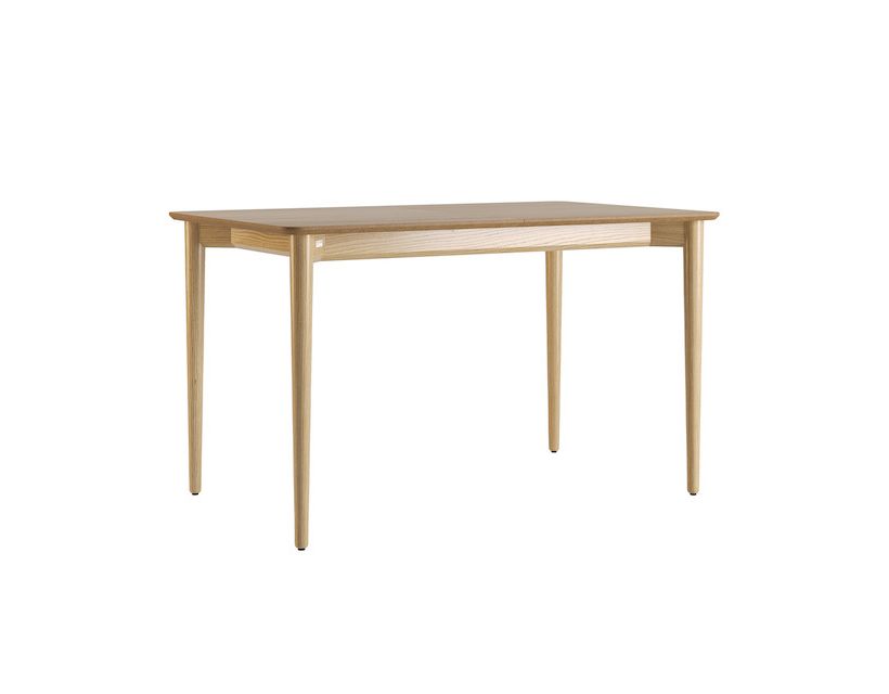Стіл розкладний дизайнерський Silva (Сільва) з дерева 130+40 x 80 натуральний ясен