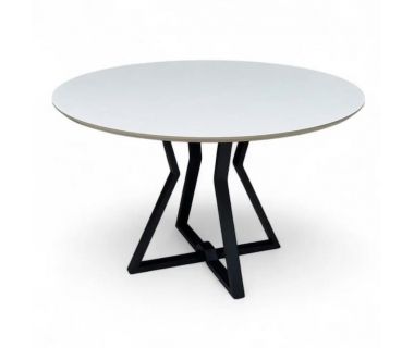 Стіл круглий дизайнерський Sigma (Сігма) з дерева d-80