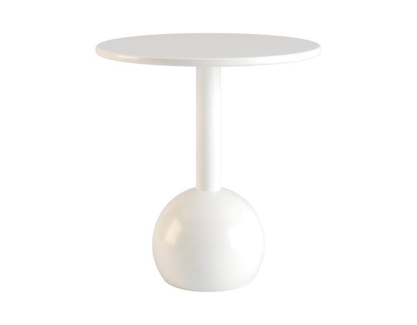 Столик кавовий дизайнерський Bolla (Бола) ексклюзив білий RAL 9016 МДФ