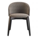 Стілець дерев'яний дизайнерський Rino (Ріно) чорний / Femida 20-2