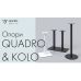 Опора для столу Kolo h-725 d-400 / 8 мм біла