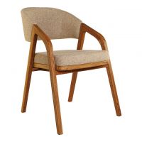 Дизайнерське стильне крісло Otis дуб Зебрано / Beretta 02, преміум, ручна робота