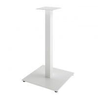 Опора для стола Quadro h-725 400х400/6 мм белая
