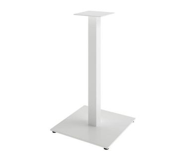Опора для стола Quadro h-725 400х400/6 мм белая