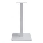 Опора для столу Quadro Soft h-725 400х400 / 6 мм біла