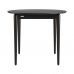 Стол раскладной Eclipse (Эклипс) d-93+40 черный