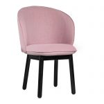 Стілець дерев'яний дизайнерський Stitch Comfort (Стіч Комфорт) чорний / Spenser 22