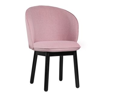 Стул деревянный дизайнерский Stitch Comfort (Стич Комфорт) черный / Spenser 22