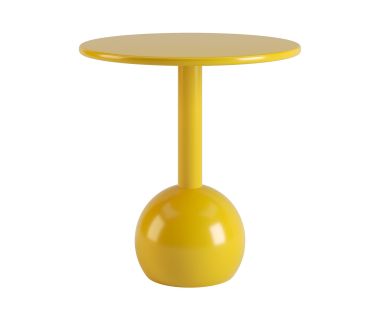 Столик кофейный дизайнерский Bolla (Бола) эксклюзив желтый RAL 1004 МДФ